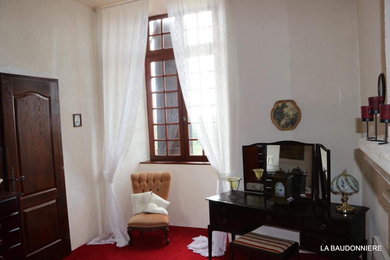Chambre D'Hote Manoir De La Baudonniere Monsireigne Exterior foto